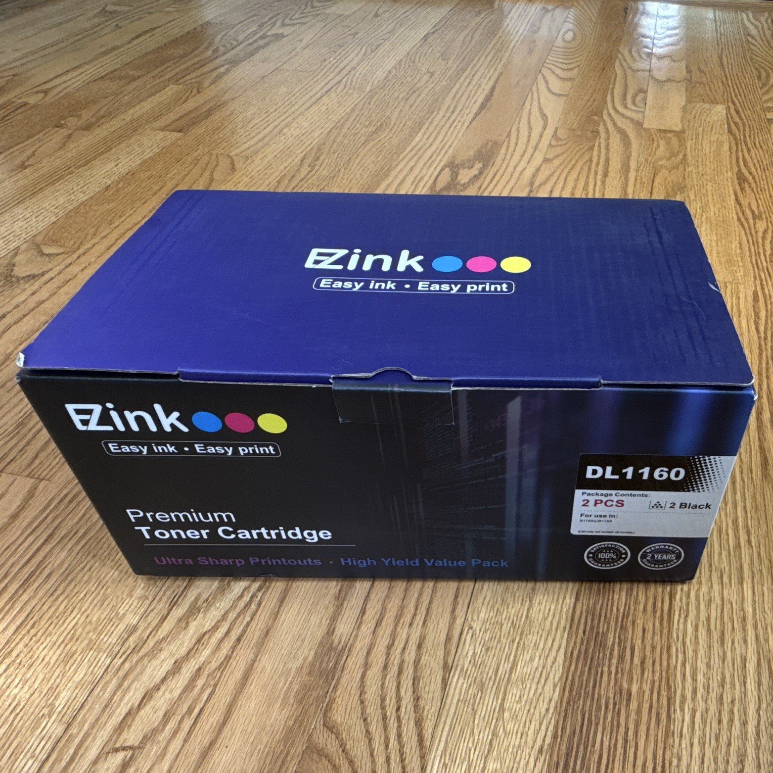 E-Z Ink DL1160 Premium Black Toner Cartridge 2 Pack for Samsung B1160/B1160w