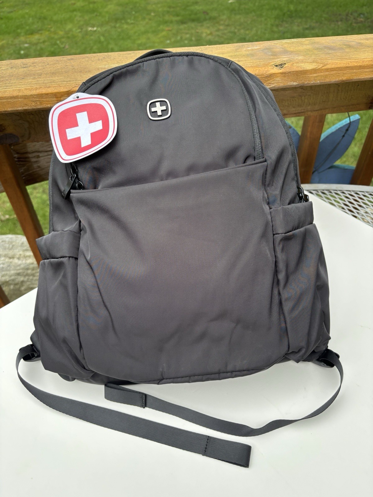 Swiss Gear Compact Lightweight Laptop Backpack Black SA2822 Brand New