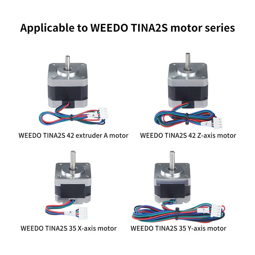 Y-axis/X-axis/Z-axis/Extruder Stepping Motor Upgrade for WEEDO TINA2S 3D Printer