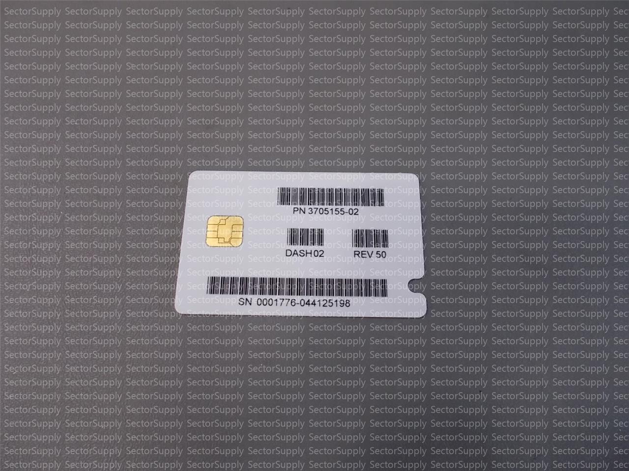 3705155-02   SUN SYSTEM CONFIGURATION CARD