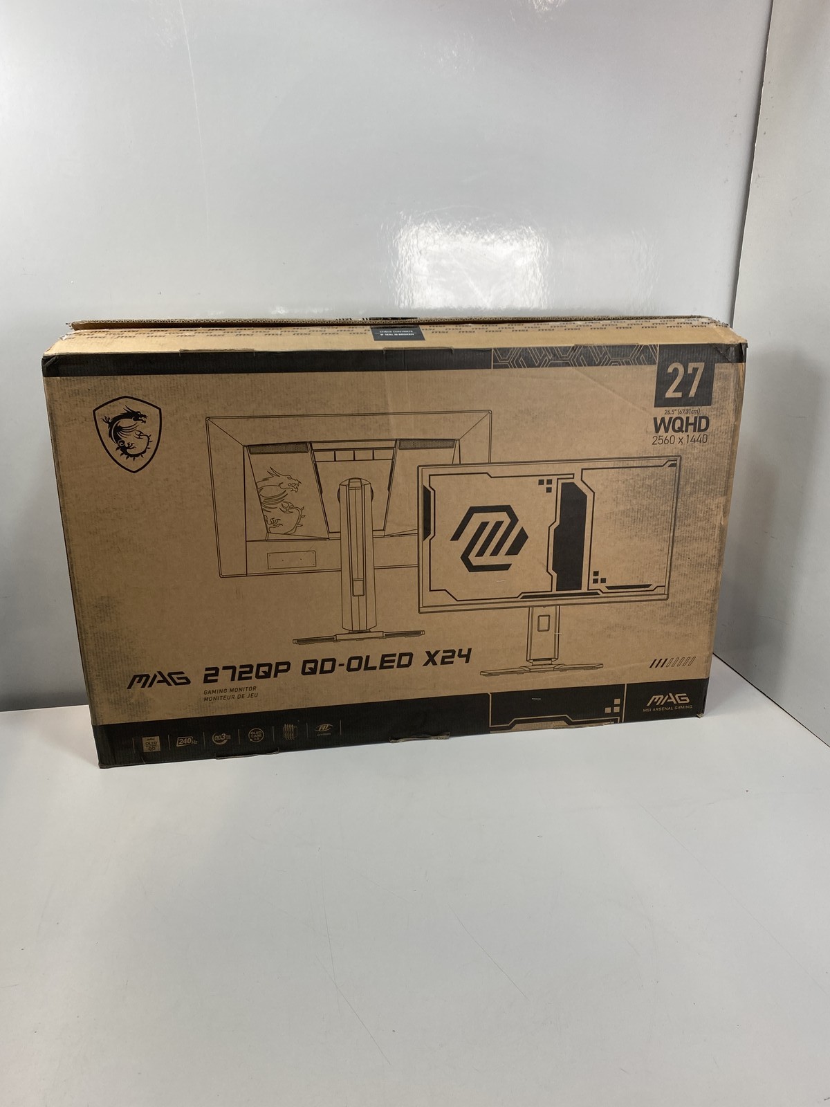 MSI - MAG 272QP QD-OLED 27" 240Hz Gaming Monitor - Black