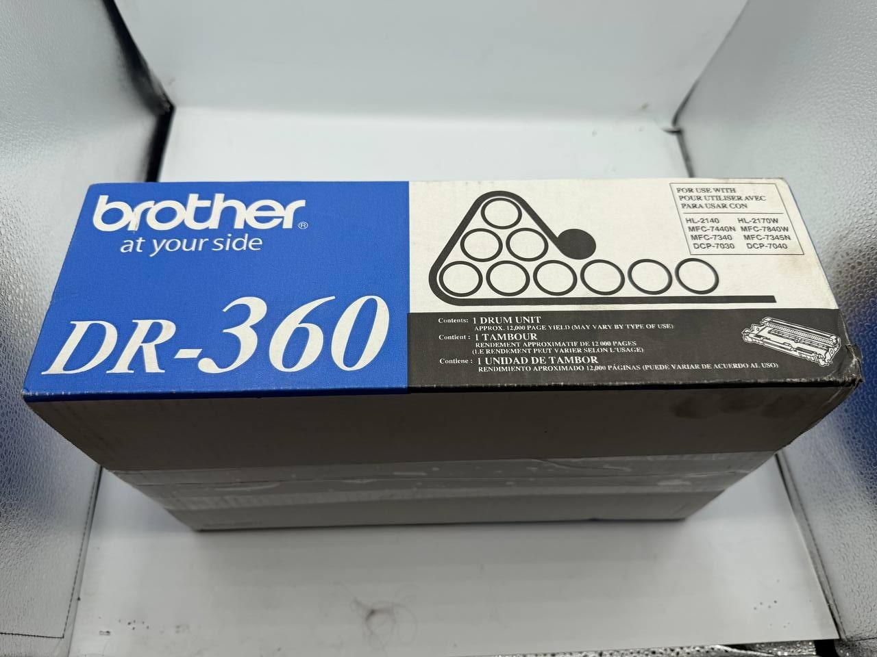 Genuine Brother DR-360 Drum Unit HL-2140 MFC-7440N DCP-7030 Open Box