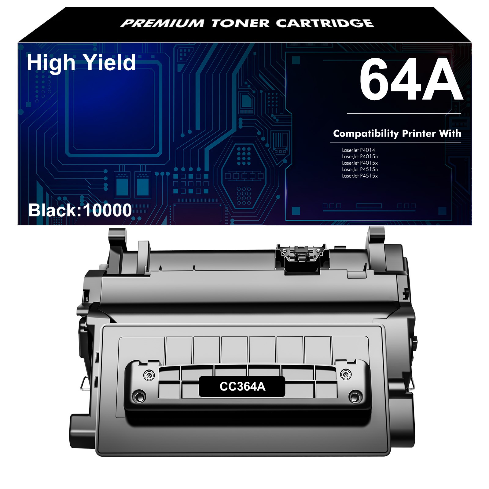 CC364A 64A Toner Cartridge for HP LaserJet P4015n P4515tn P4014n P4015dn Lot