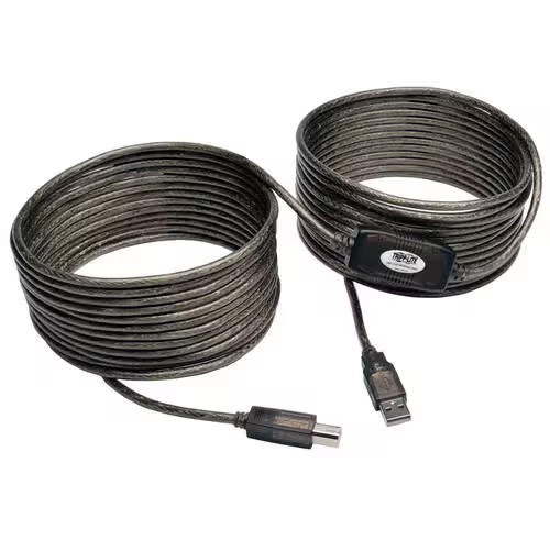 Eaton U042-036 Tripp Lite 36ft USB 2.0 Hi-Speed Active Repeater Cable M/M A/B