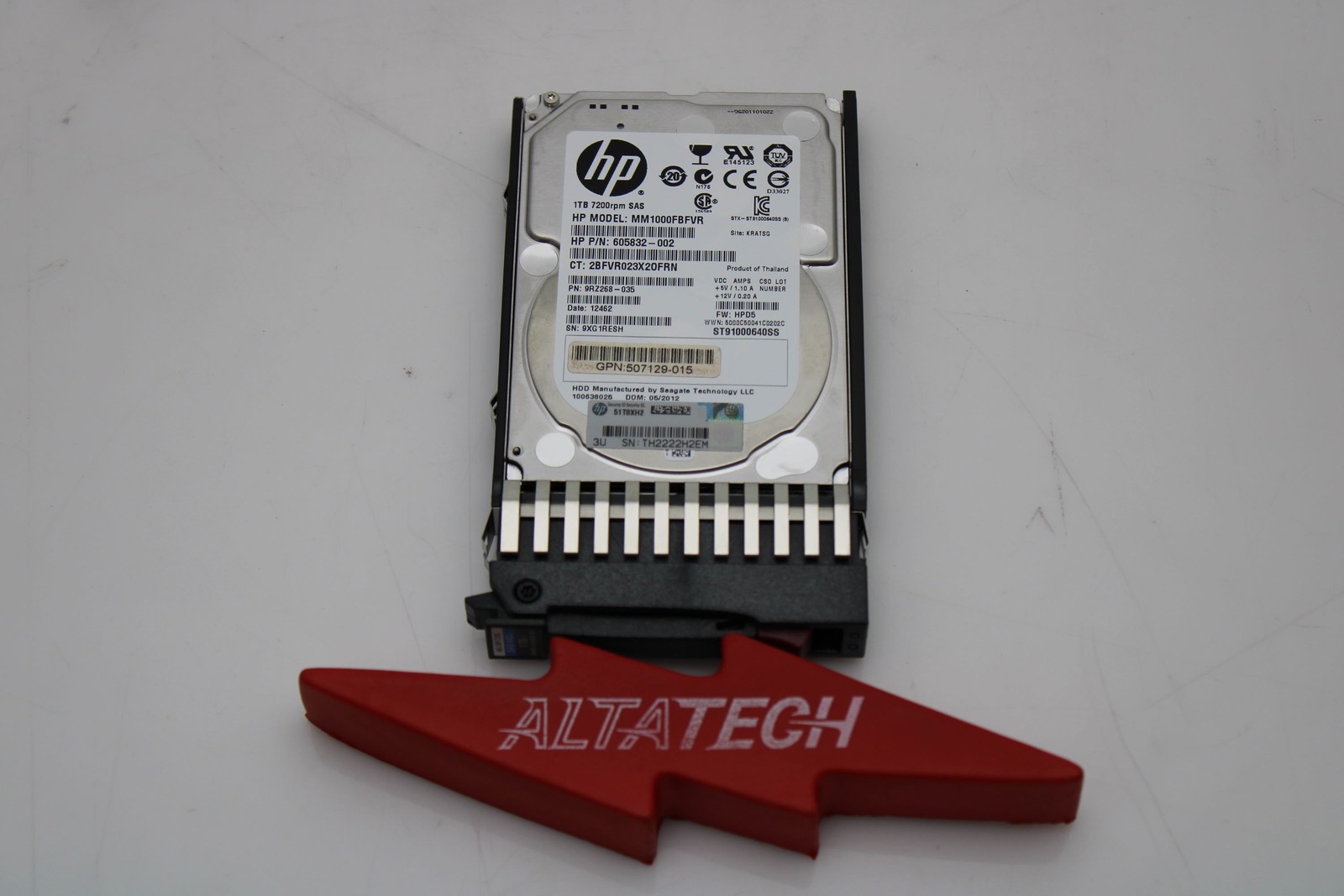 HP 606020-001 1TB 7.2K SAS SFF 6G DP 2.5 MDL HDD Hard Disc Drive