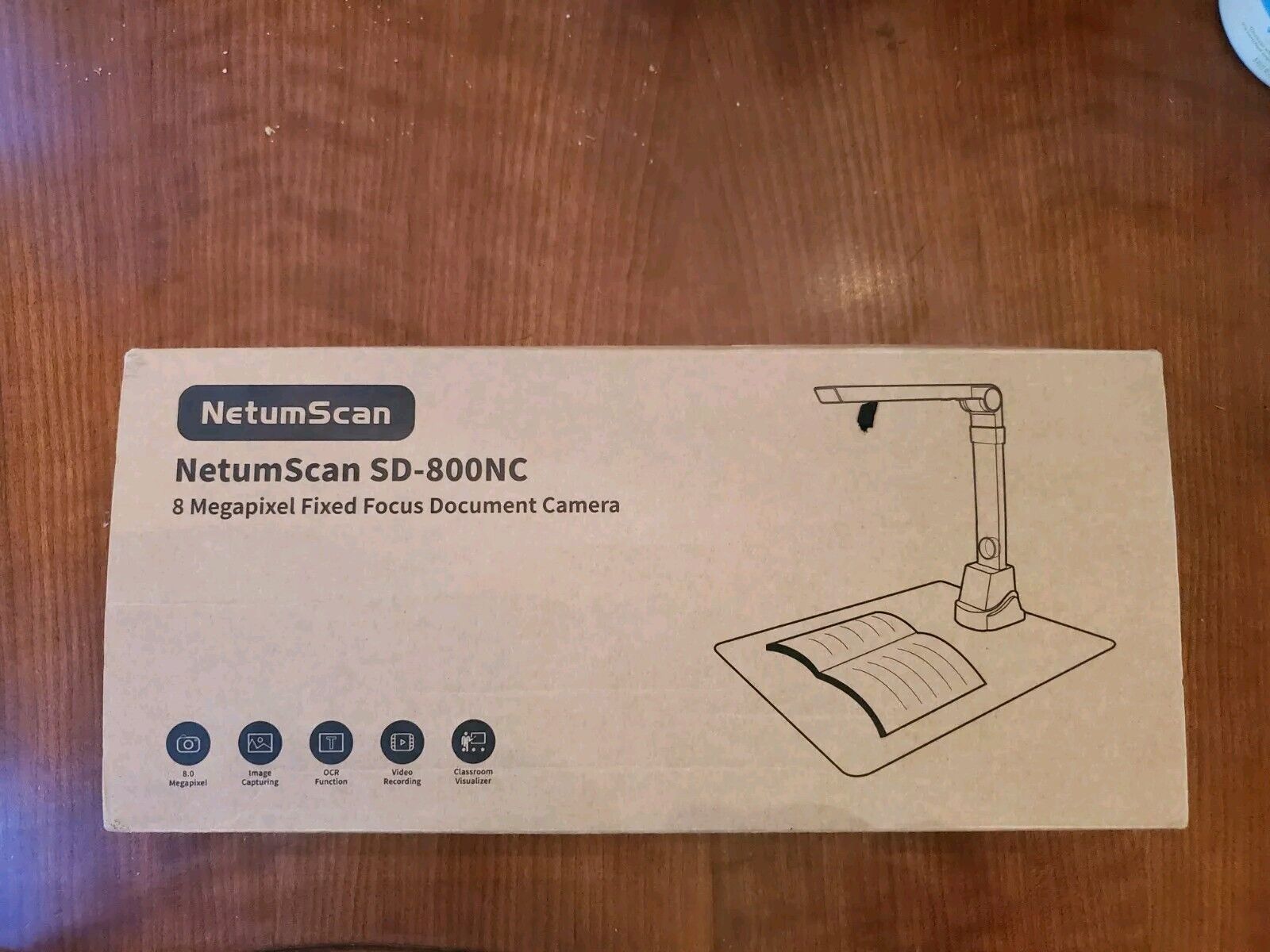 NetumScan Book Scanner SD-800NC Portable Document Scanner 8MP