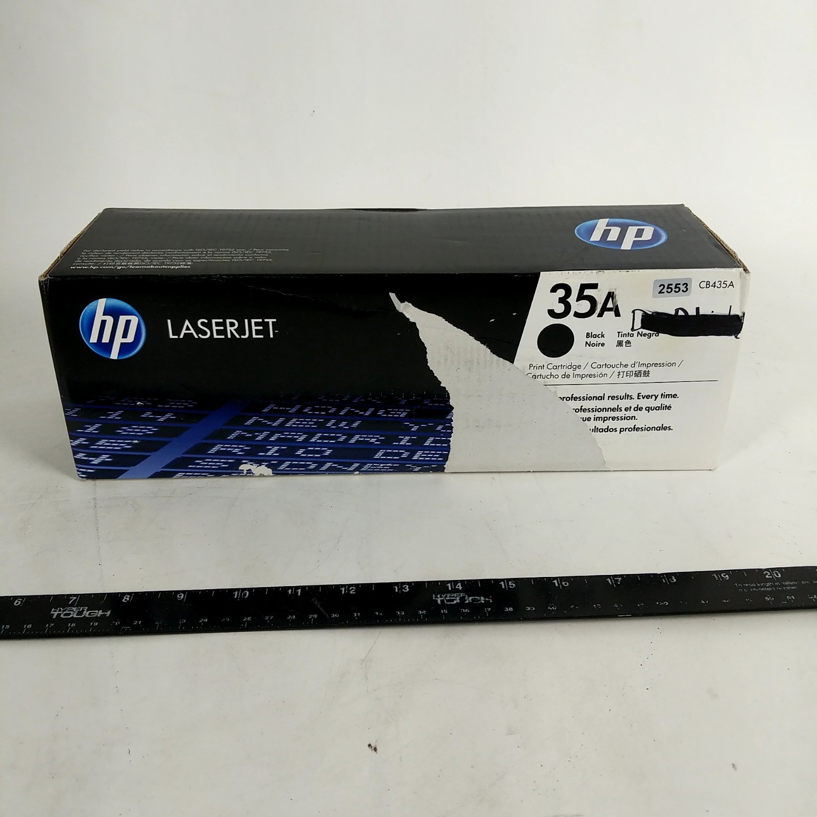 HP LaserJet 35A CB435A Black Toner Cartridge New Sealed Box