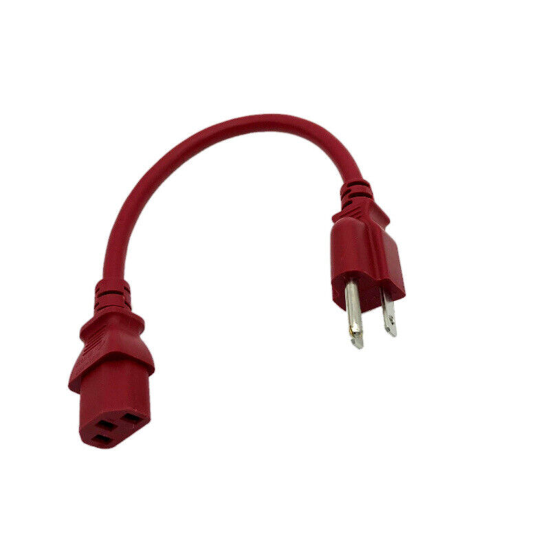 1 Ft Red Power Cable for EDISON PROFESSIONAL M2000 LOUD SPEAKER PA SYSTEM