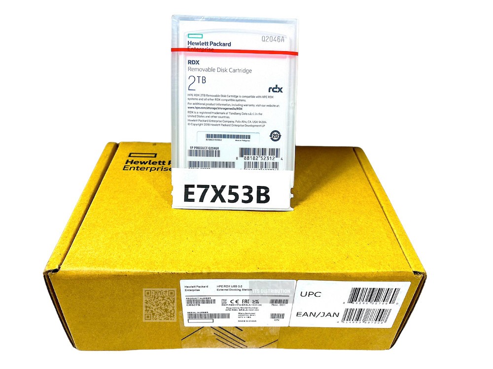 E7X53B I HPE HP RDX 2TB External Disk Backup System C8S07B Q2046A BRAND NEW