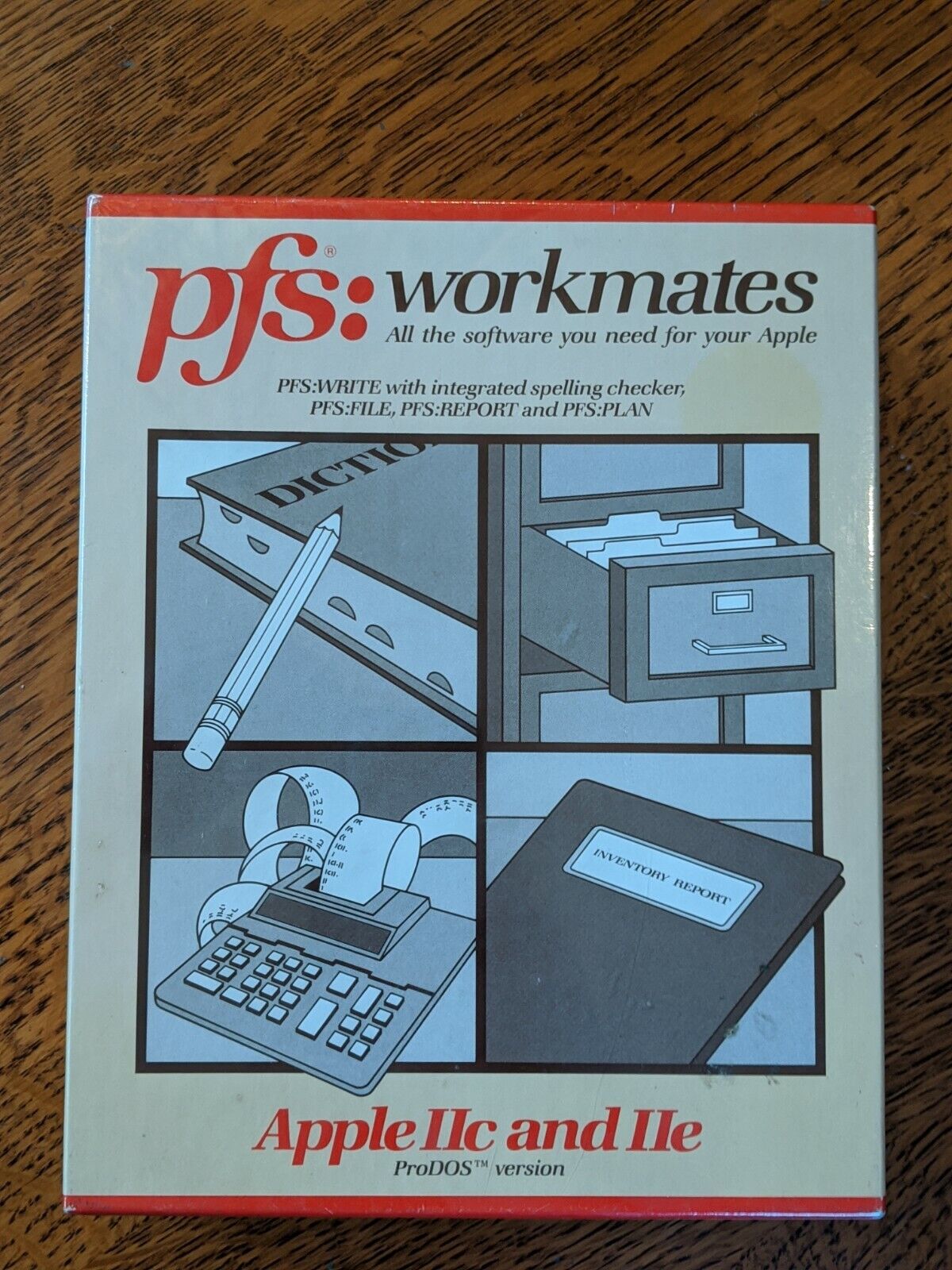 Vintage 1980s New Sealed PFS: Workmates Software for Apple IIc/IIe ProDOS 