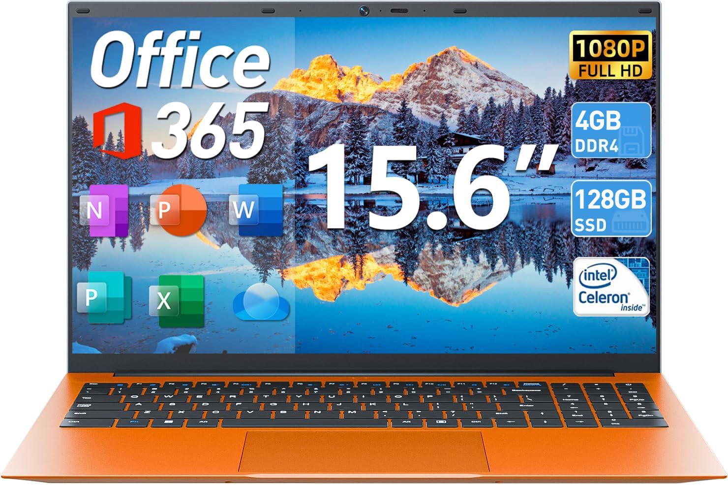 2026 SGIN Portable Laptop 15.6" Intel N5095 4GB RAM 128GB SSD Windows 11 PRO