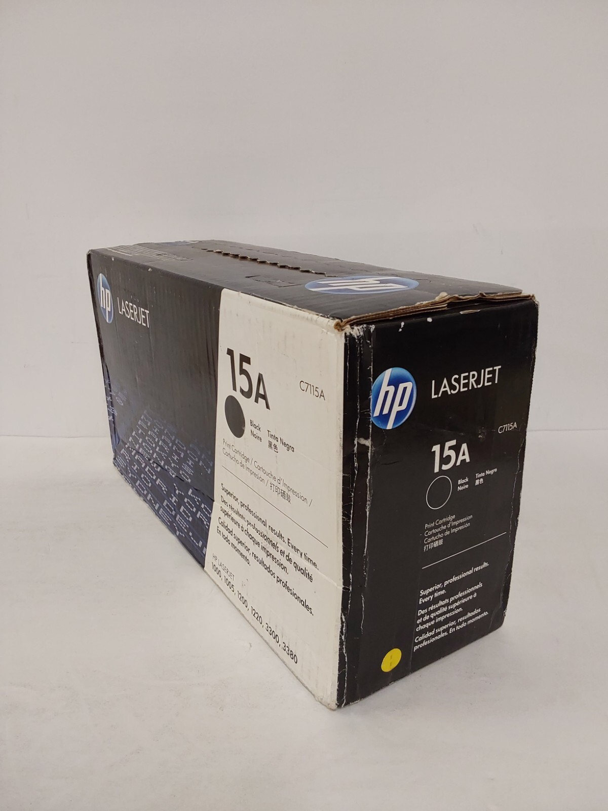 HP 15A Black Toner Cartridge Original LaserJet 1000 (C7115A) Damaged Box
