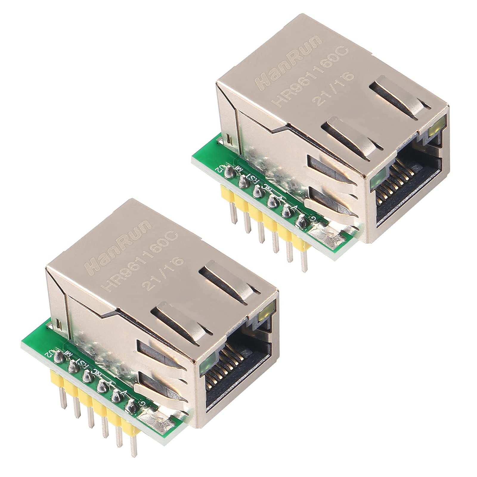2 Pcs USRES1 W5500 SPI To LAN Ethernet Converter TCP IP Module For Arduino