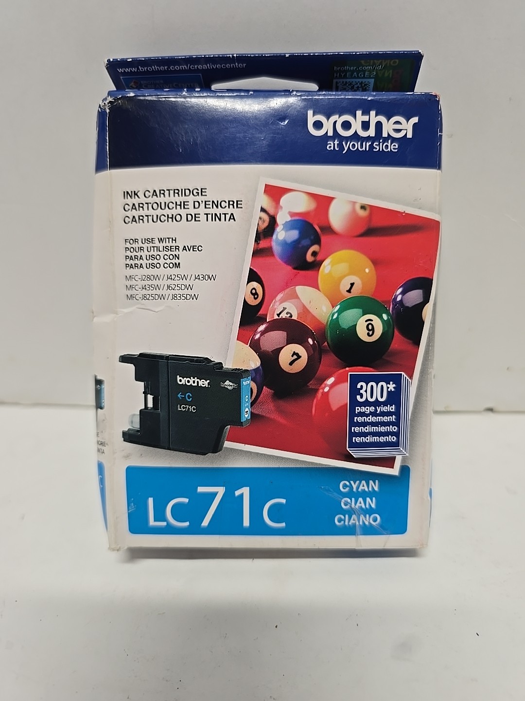 Brother LC71C Cyan Ink Cartridge Exp 10/2024 Open Box Factory Sealed Ink OEM