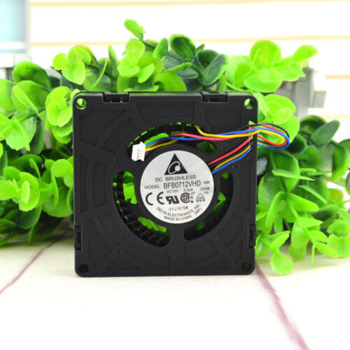 1pc Delta BFB0712VHD 7015 7CM 12V 0.50A 4-wire Cooling Fan