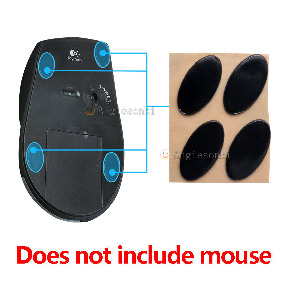 2 Sets Feet Skates for Logitech MX610 MX620 MX1000 Gaming Mouse