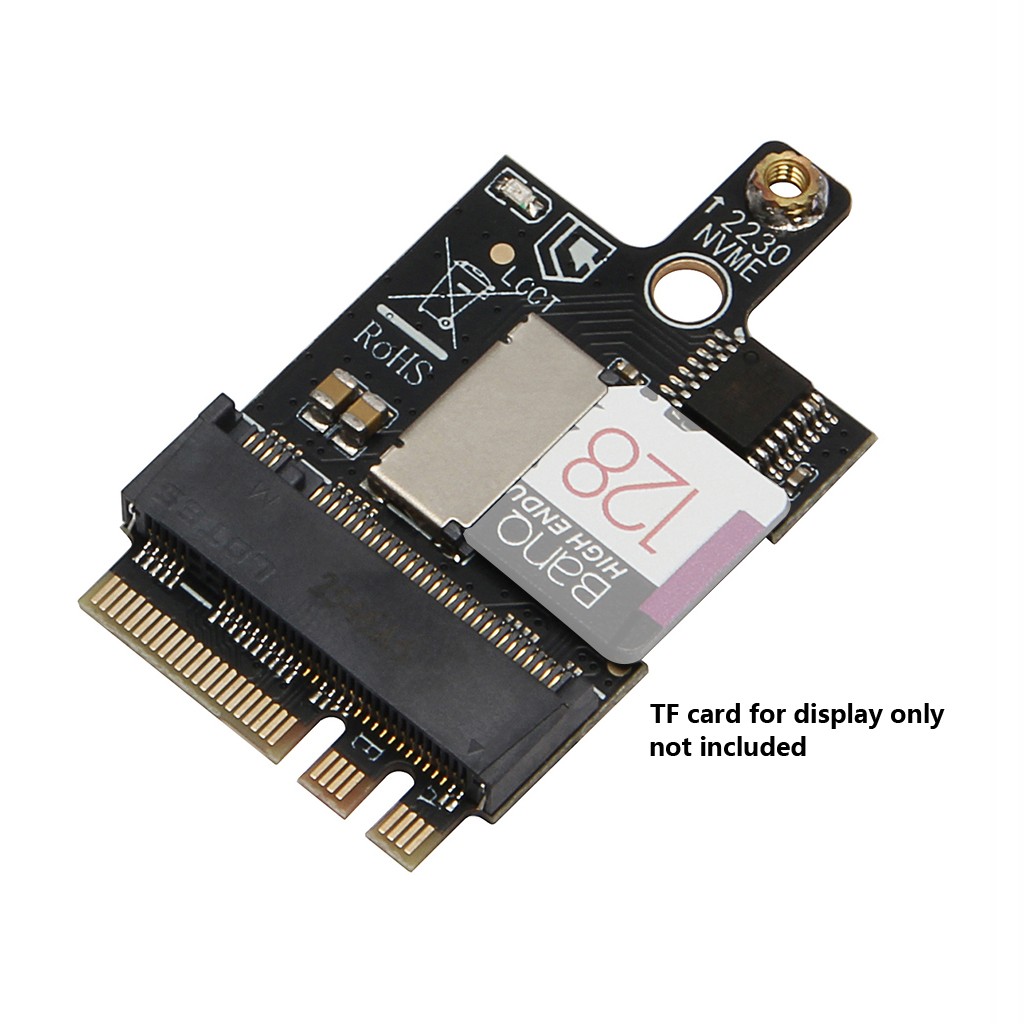 M.2 A+E Key Wireless WiFi to M.2 M-Key Expansion Adapter M.2 SSD Conversion Card