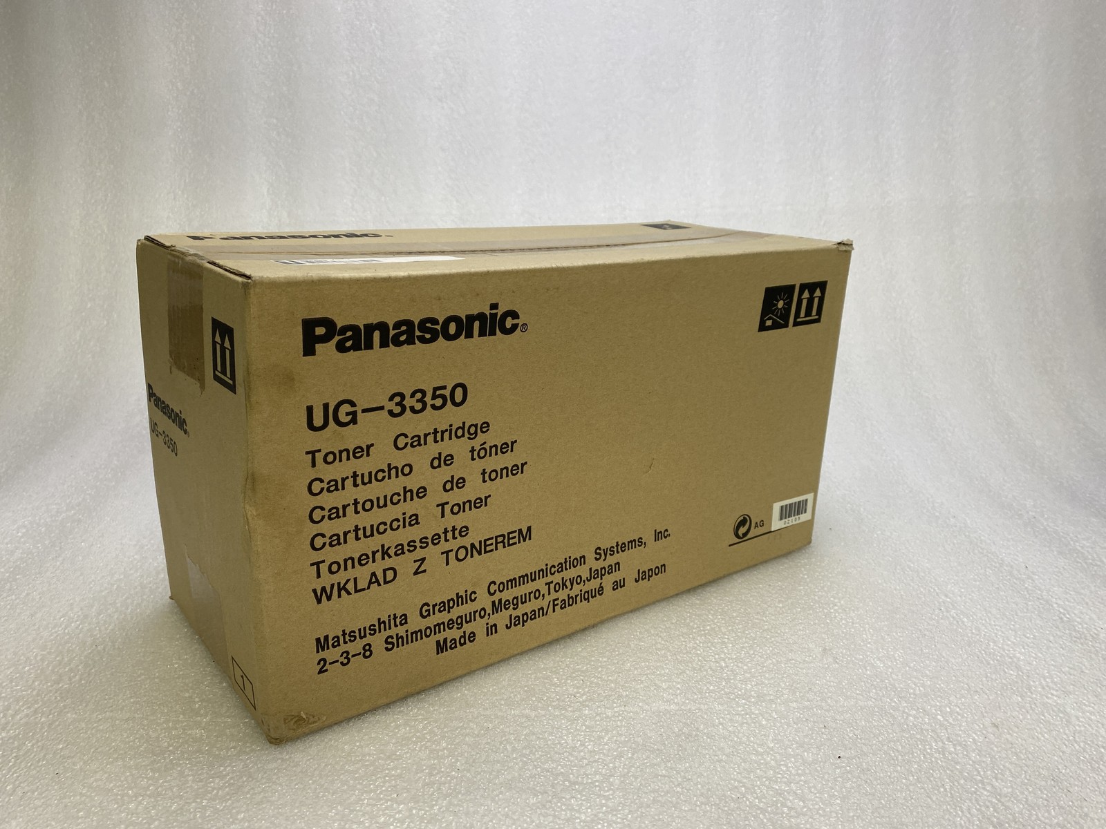 Genuine NEW Panasonic UG-3350 Black Toner Cartridge Sealed Box