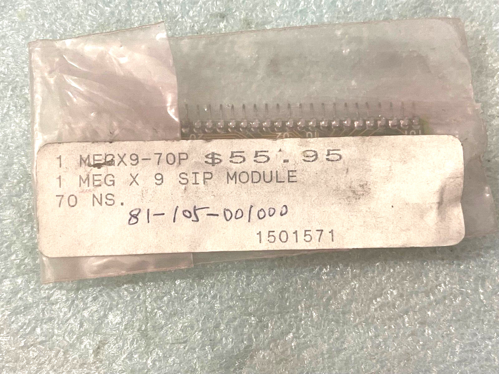 RARE NEW 256K 30 PIN SIPP KM44C256AP-10 MEMORY WITH PARITY  RM2-54A-14