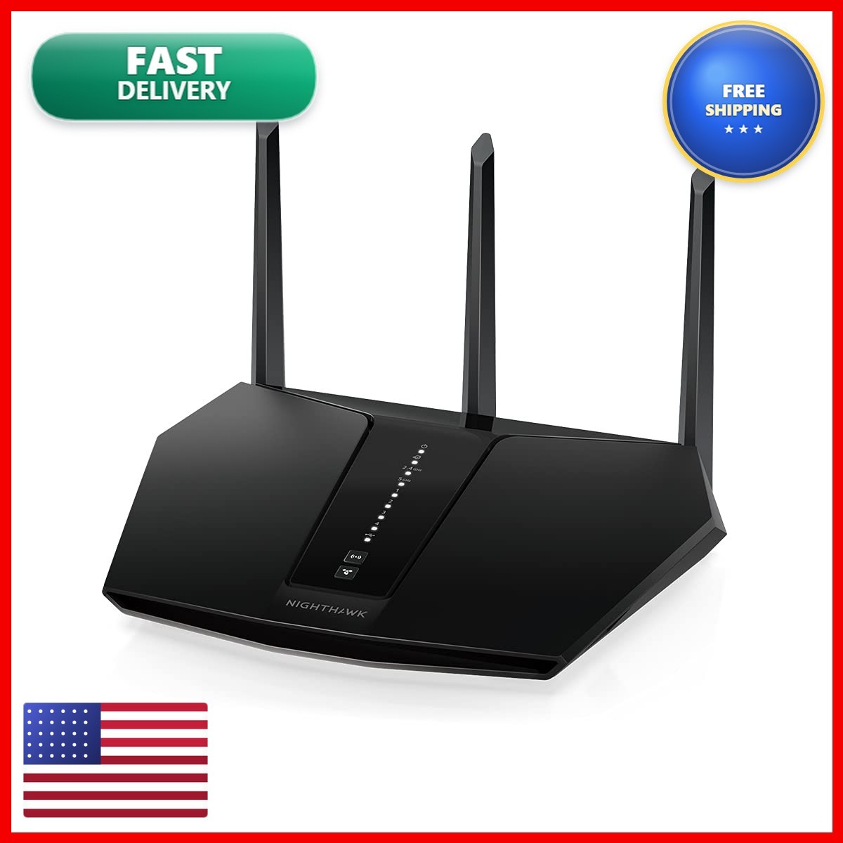 NETGEAR Nighthawk RAX30 5-Stream Dual-Band WiFi 6 Router (Renewed)