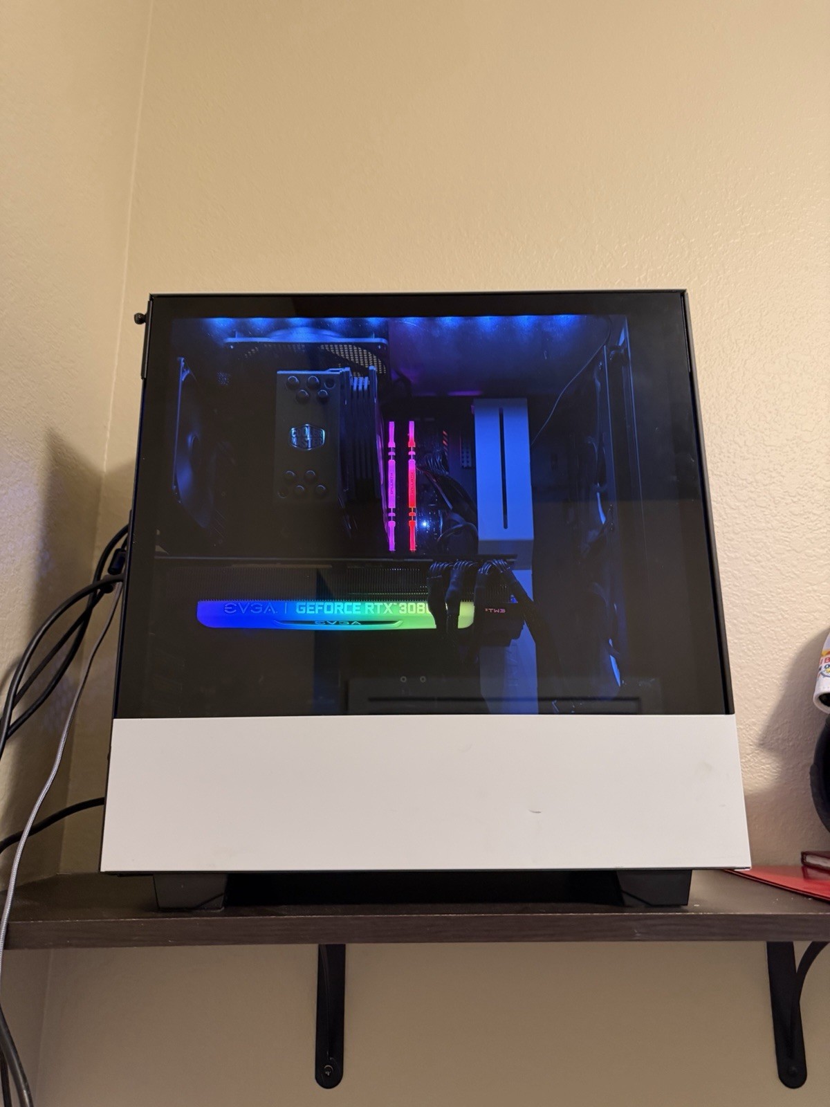 NZXT White/Black Gaming Desktop i9-10850K 16GB RTX 3080 Ti 1TB SSD Win10