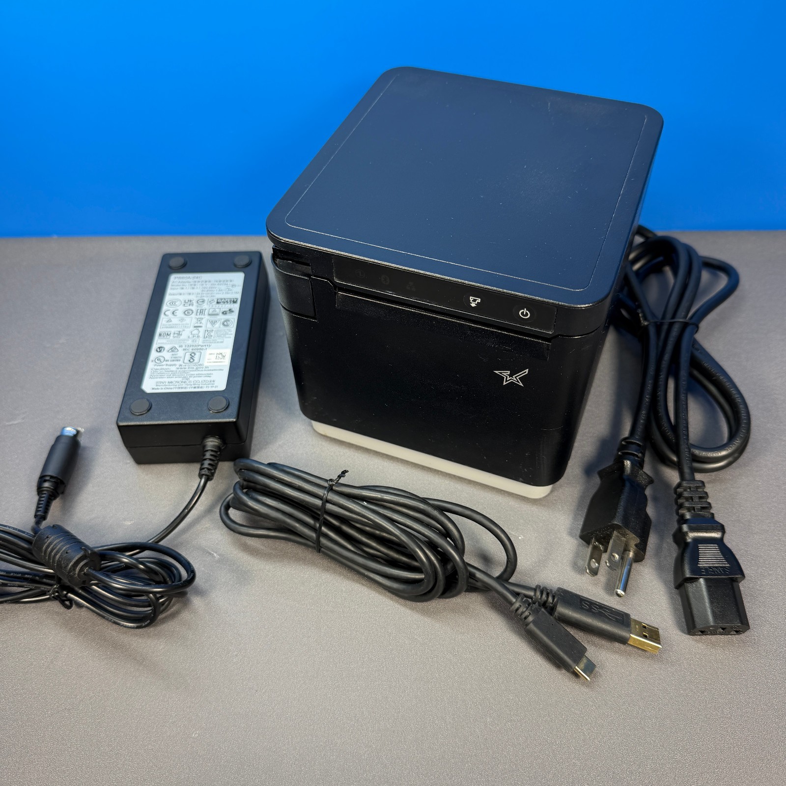 STAR MICRONICS MC-PRINT3 POS RECEIPT PRINTER MCP31L BLACK 3" IPHONE IPAD CLOUD