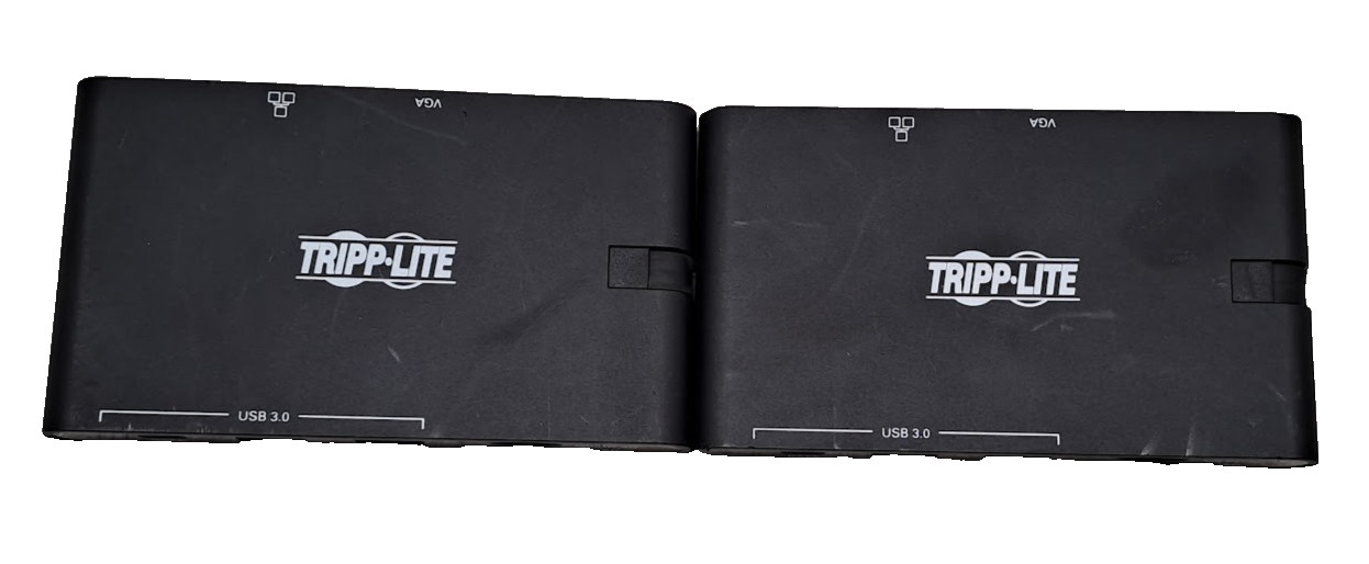 2X TRIPP.LITE USB 3.1 GEN 1 USB-C DOCKING STATION U442-DOCK3-B