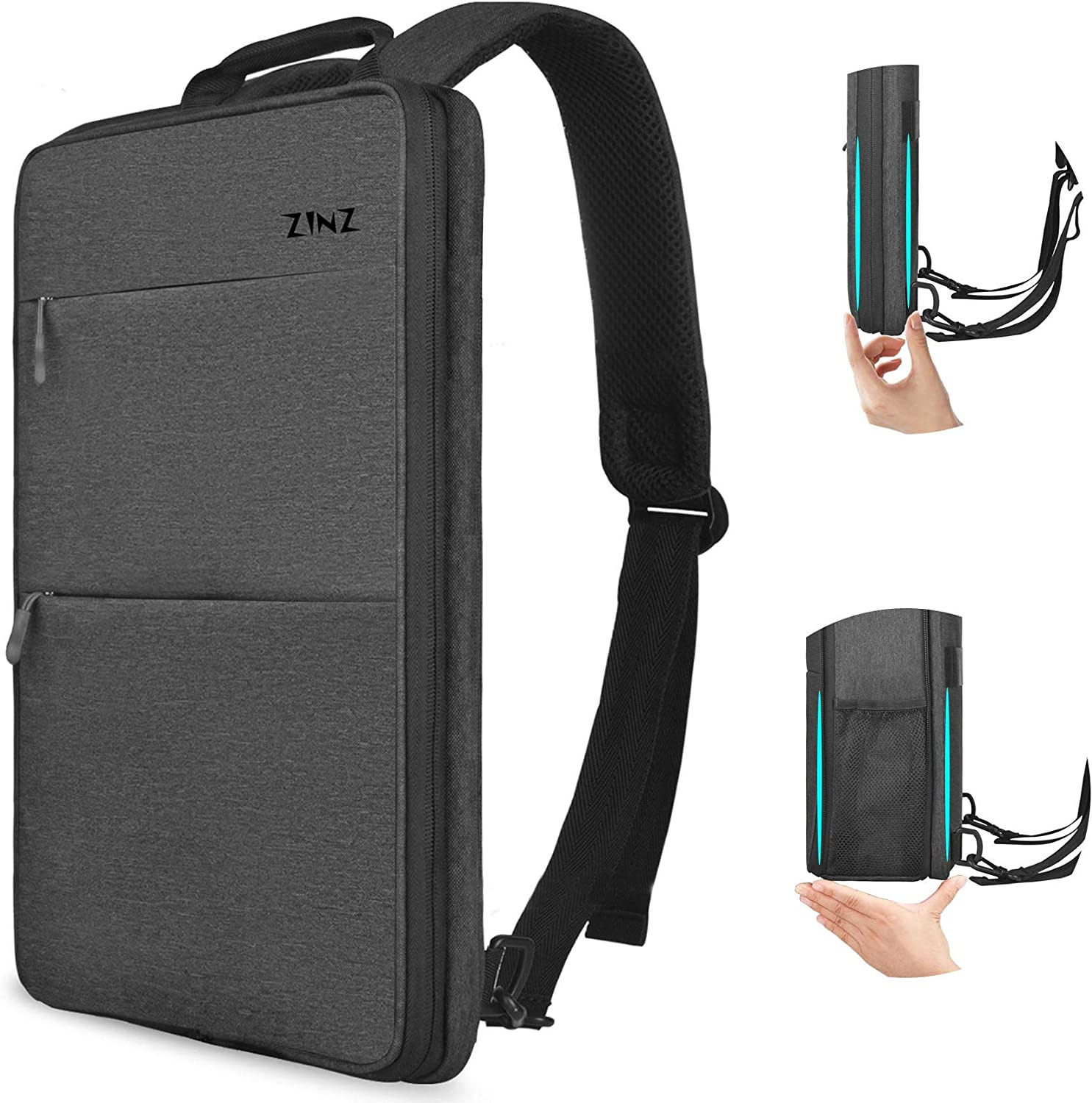 Slim & Expandable Laptop Backpack 15 15.6 16 Inch Sleeve 15.6
