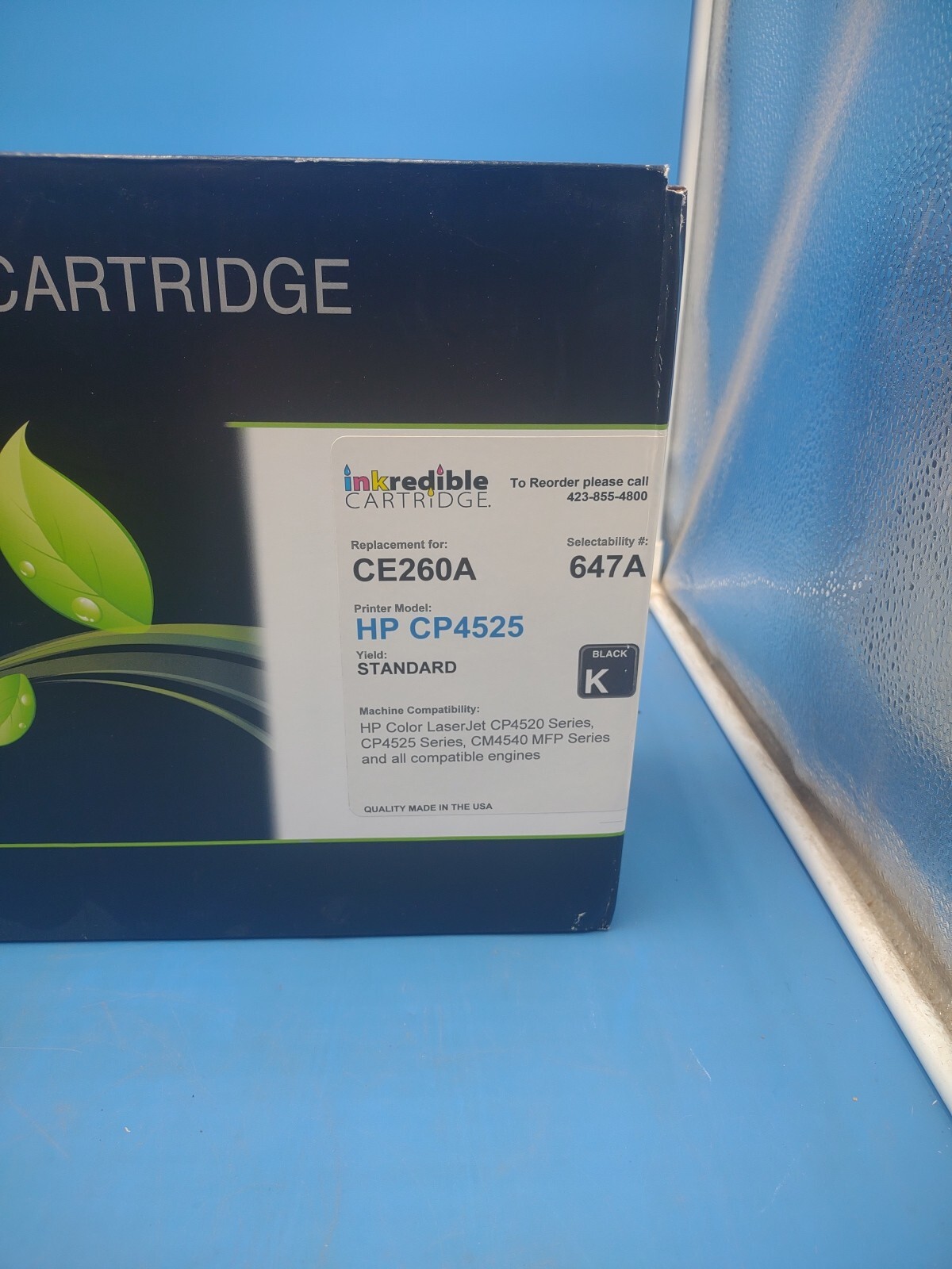 NEW ECO RE-ENGINEERING PREMIUM TONER CARTRIDGE FOR HP 647A CE260A BLACK CP4525