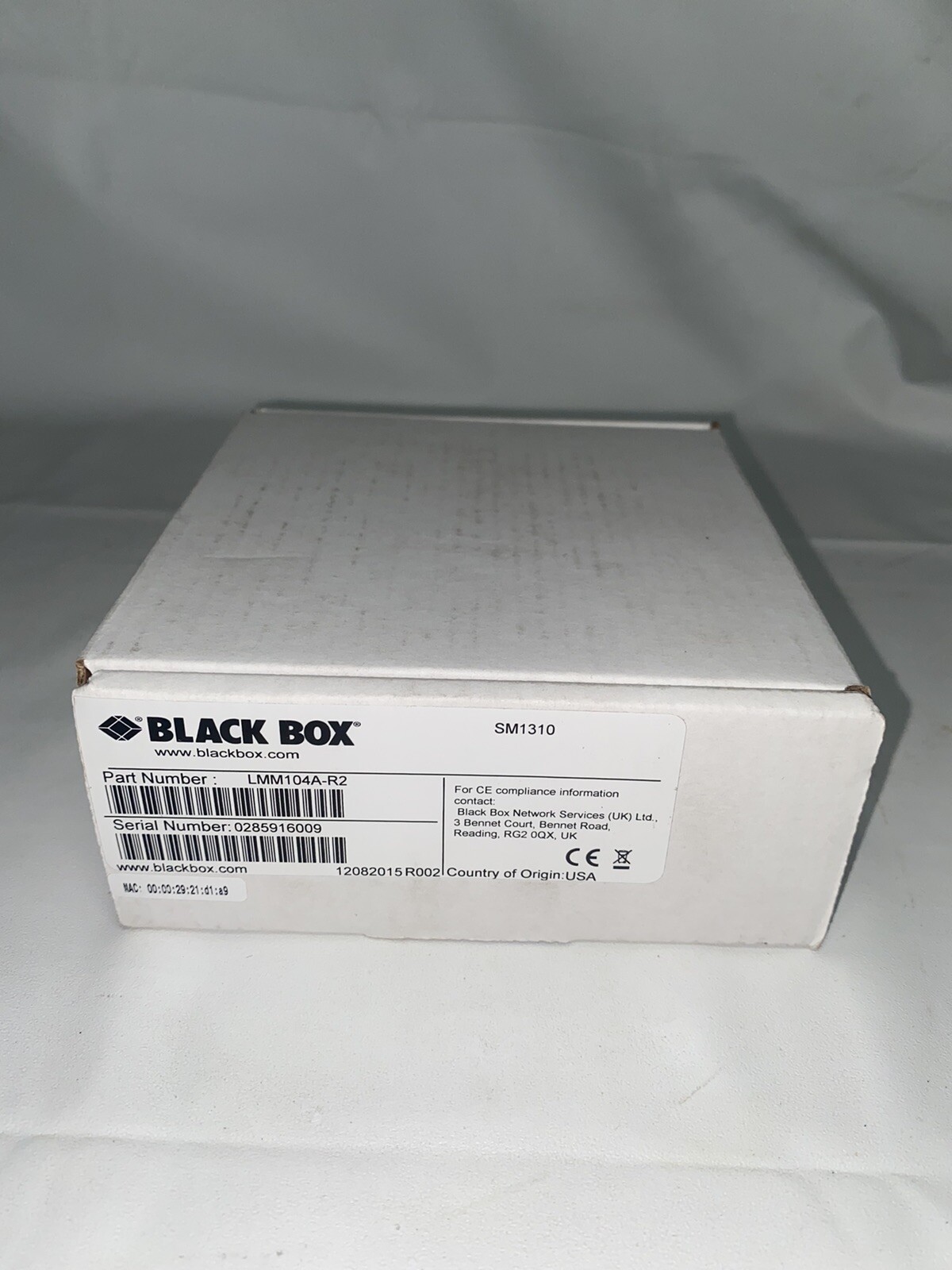 Black Box LMM104A-R2 Computer LMM100 Transceiver/Media Converter LMM104A-RS