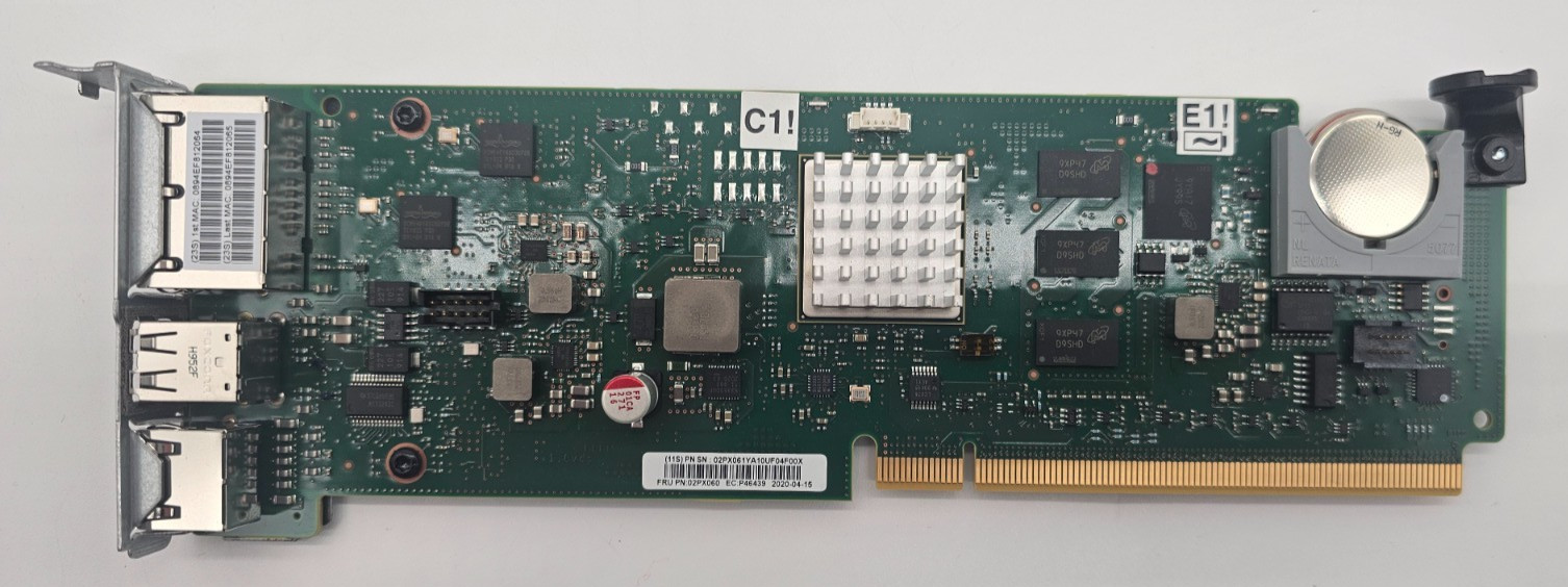 LOT of 8 IBM 02PX060 2DEA Flex Service Processor Card
