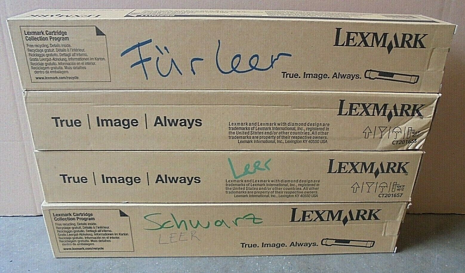 Lexmark 22Z0008 22Z0009 22Z0010 22Z0011 Toner CMYK for XS950 XS952 XS954 NEW