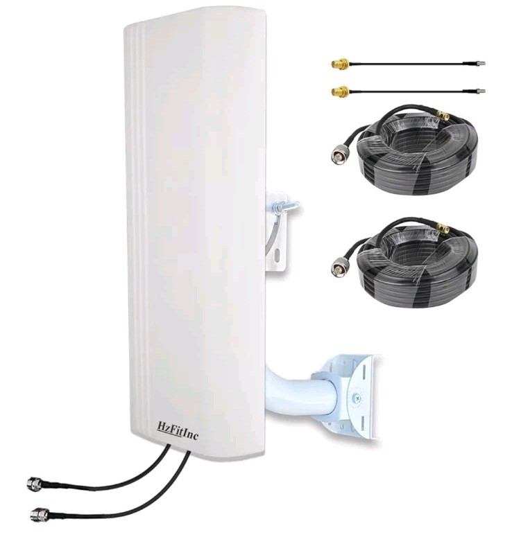 2x2 MIMO Panel Antenna Kit for 4G LTE 5G Compatible with Modem Cellular Route...