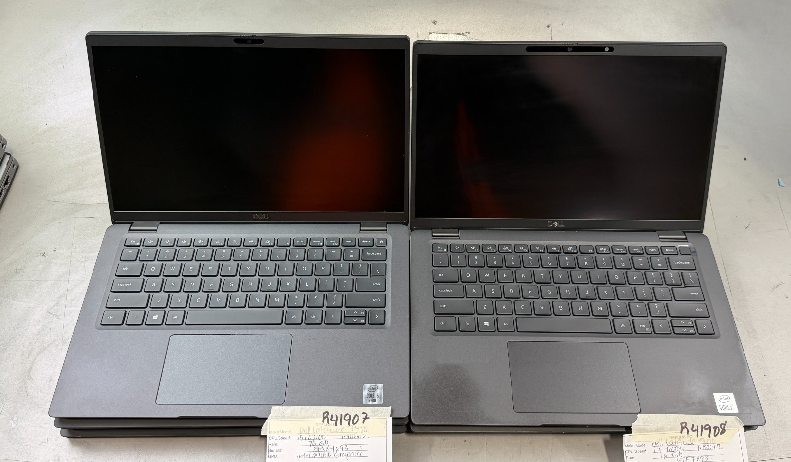 (Lot of 6) Dell Latitude 7410 i5 & i7-10TH GEN / 16GB RAM / NO SSD -RL6717