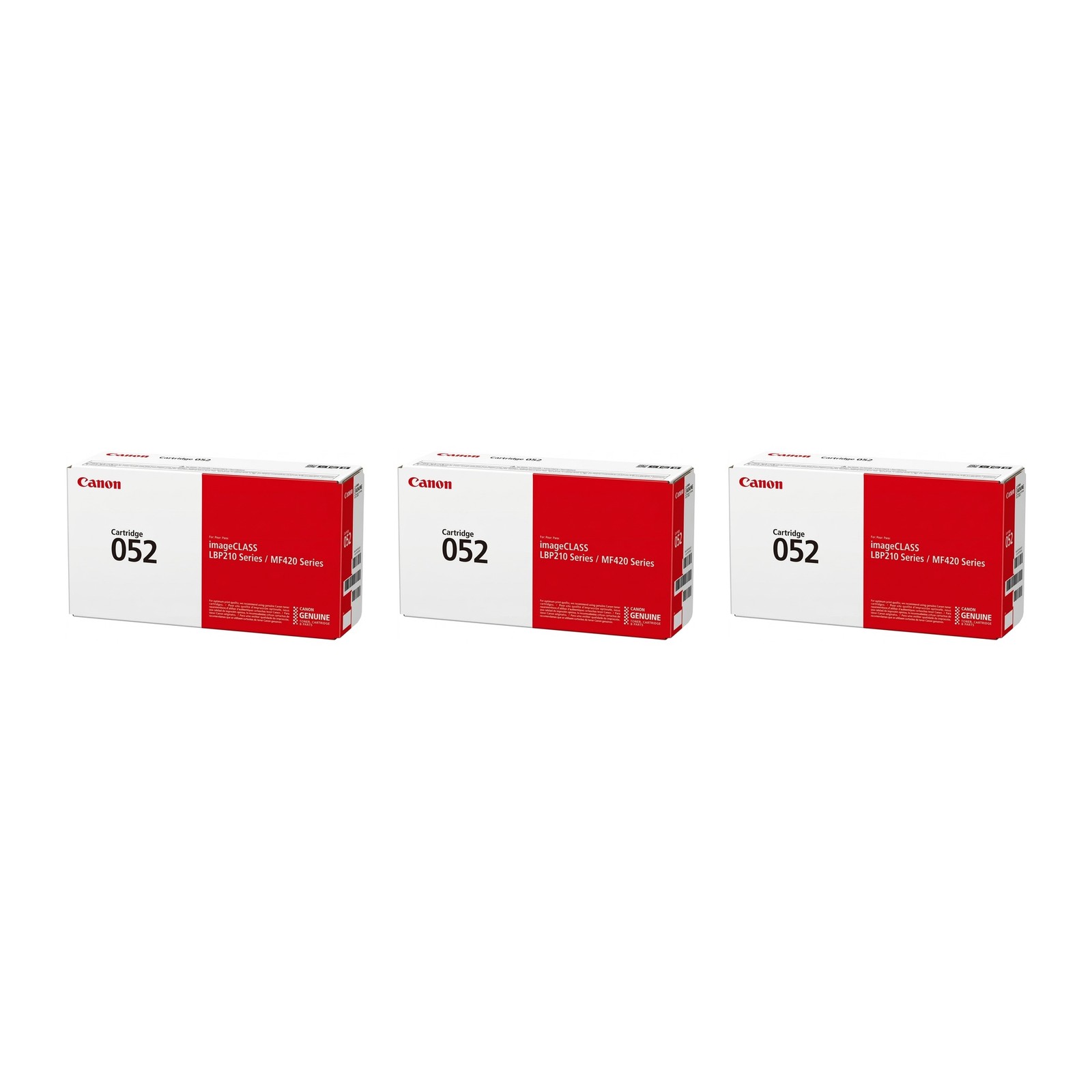Canon 052 3-Pack for imageCLASS MF426dw MF429dw MF424dw LBP214dw LBP215dw