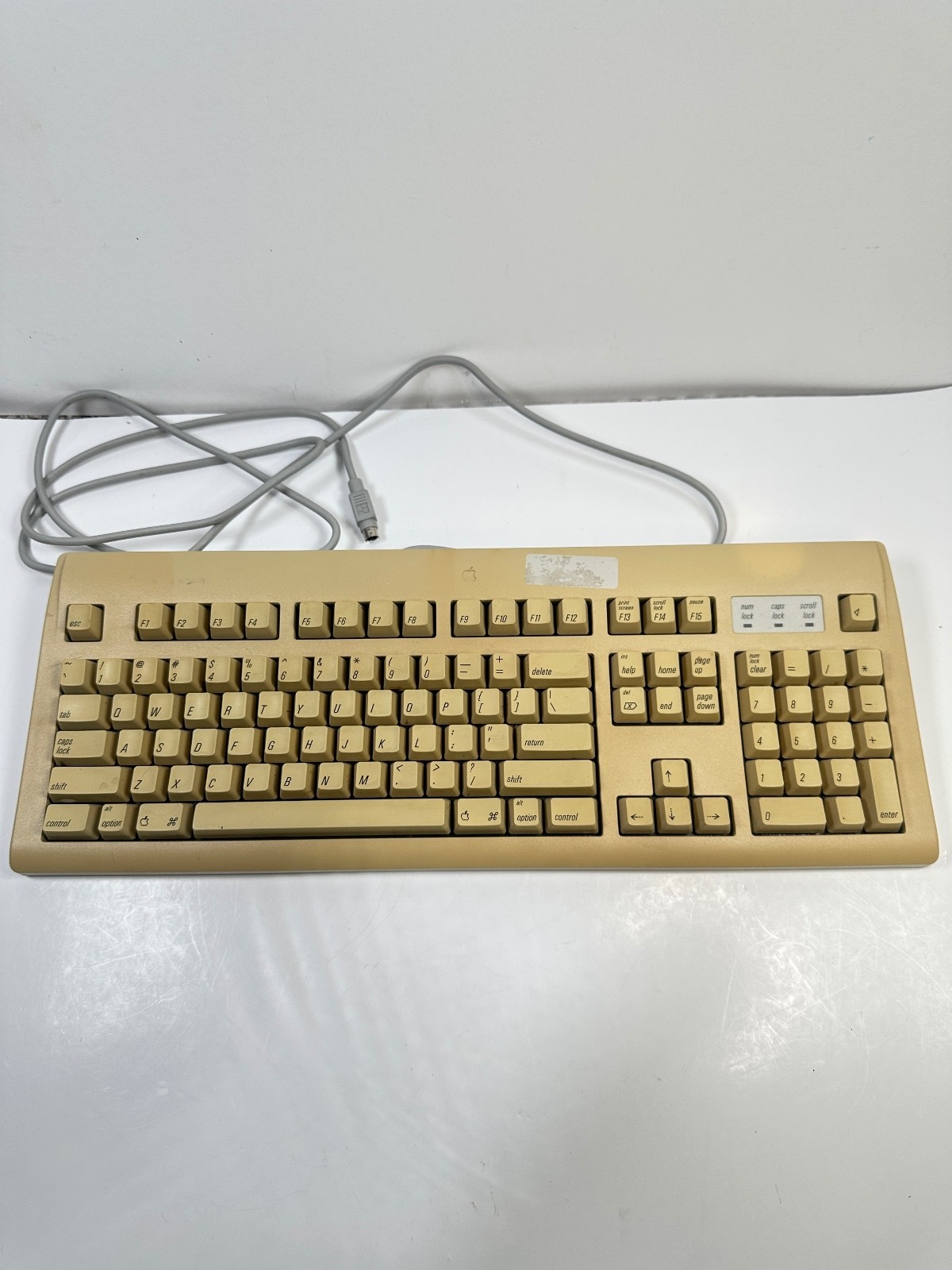 VTG 1994 AppleDesign Keyboard M2980 Wired Macintosh Apple Computer 18”