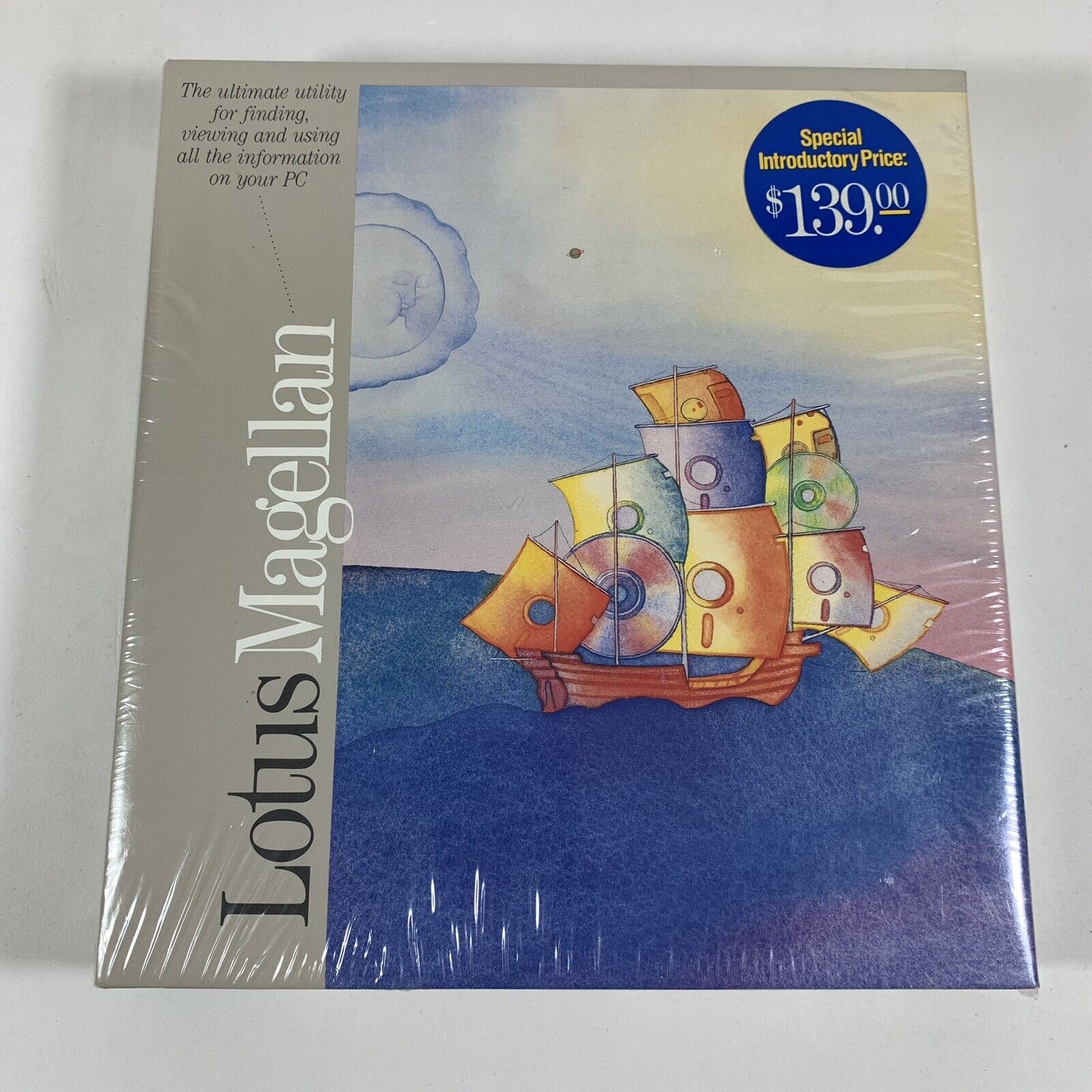 Vintage 1989 Lotus Magellan - DOS Version, Release 1.0 ** SEALED