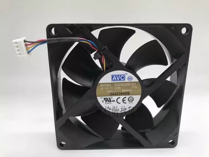1PCS Original AVC 9025 DS09225B12U DC12V 0.56A 92*25mm High-Flow Cooling Fan