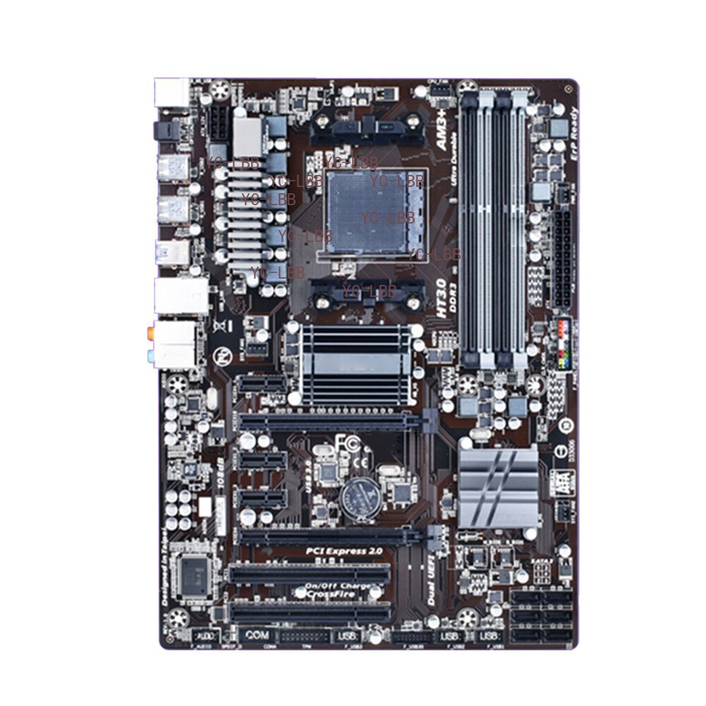 Used Motherboard For Gigabyte GA-970A-D3P DDR3 Socket AM3+/AM3 AMD 970 ATX