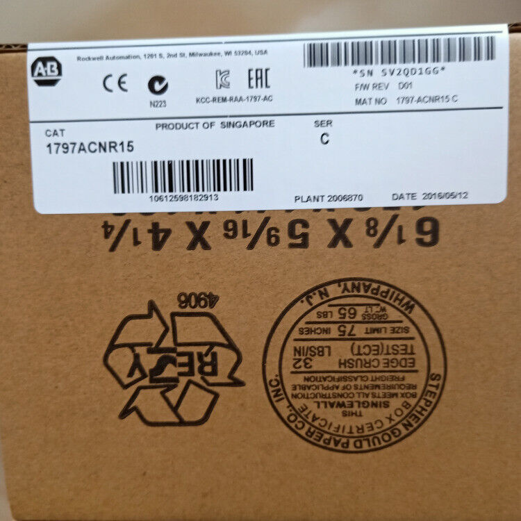 New Original Sealed Allen-Bradley 1797-ACNR15 Redundant Media Adapter 1797ACNR15