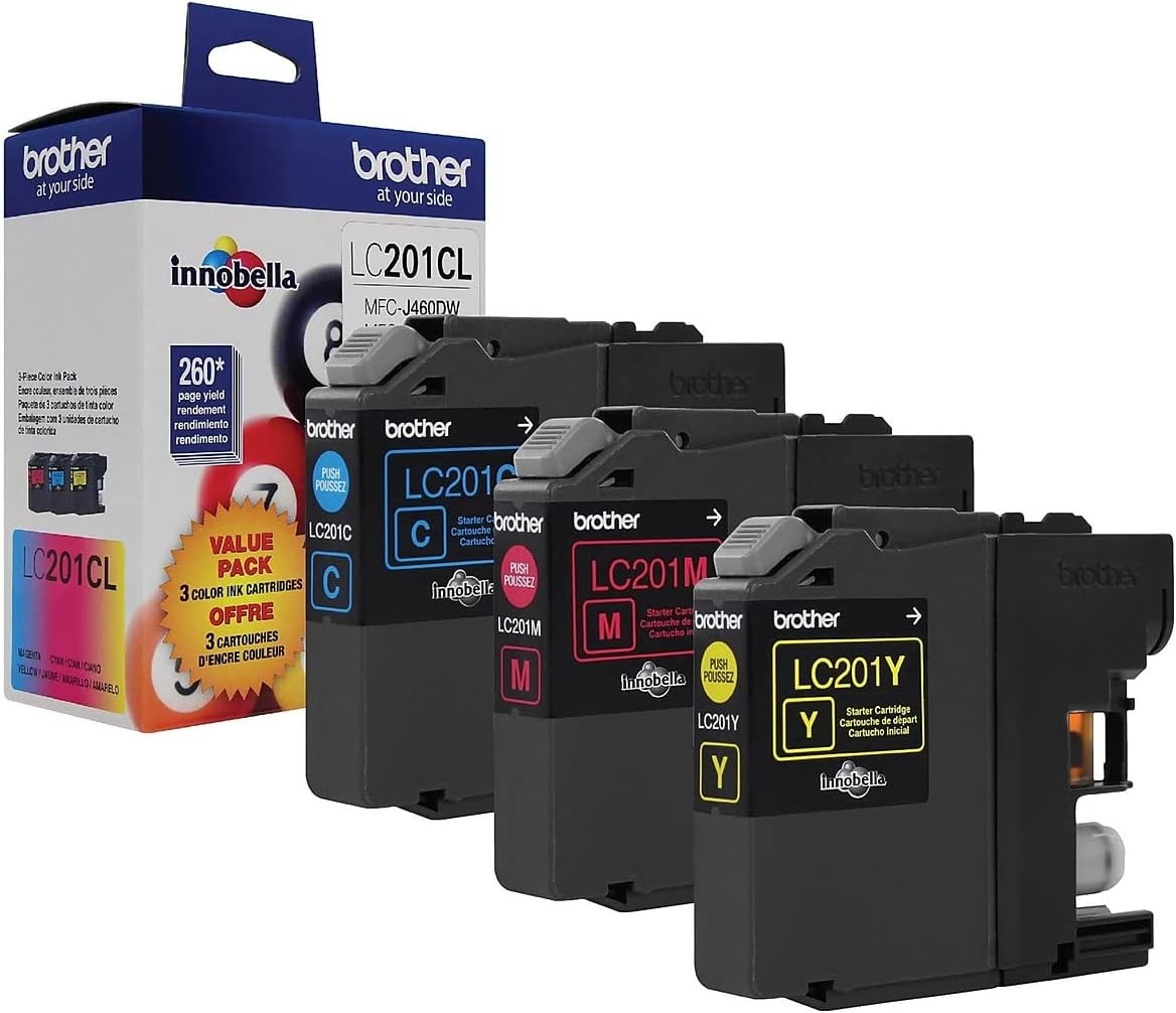 Brother LC2013PKS C/M/Y - (Pack of 3) Ink, Multi, Colors 