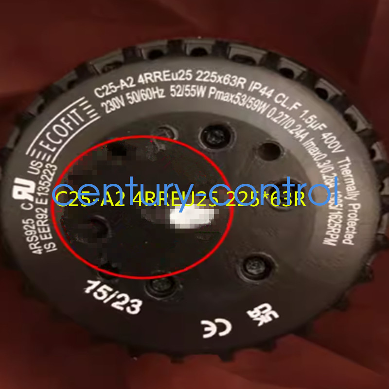 Germany ECOFIT 100% New Original Genuine Centrifugal FanC25-A2 4RREU25 225*63R