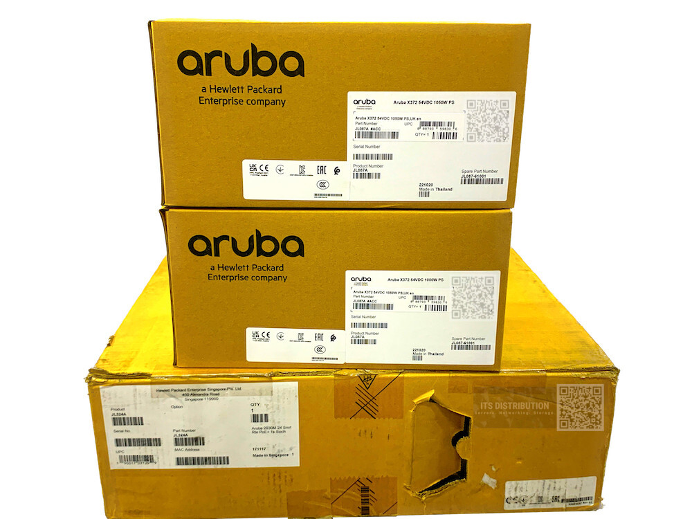 JL324A I DUAL POWER New HPE Aruba 2930M 24 SmartRate PoE+ 1Slot Switch JL087A