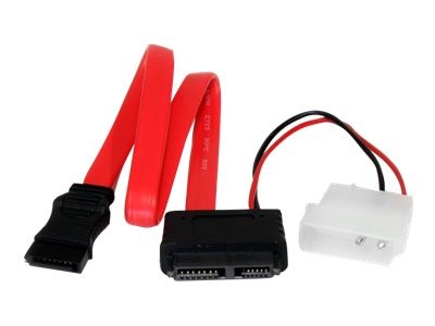 StarTechcom 12in Slimline SATA to 0.3m Digital/Data Adapter Cable SLSATAF12