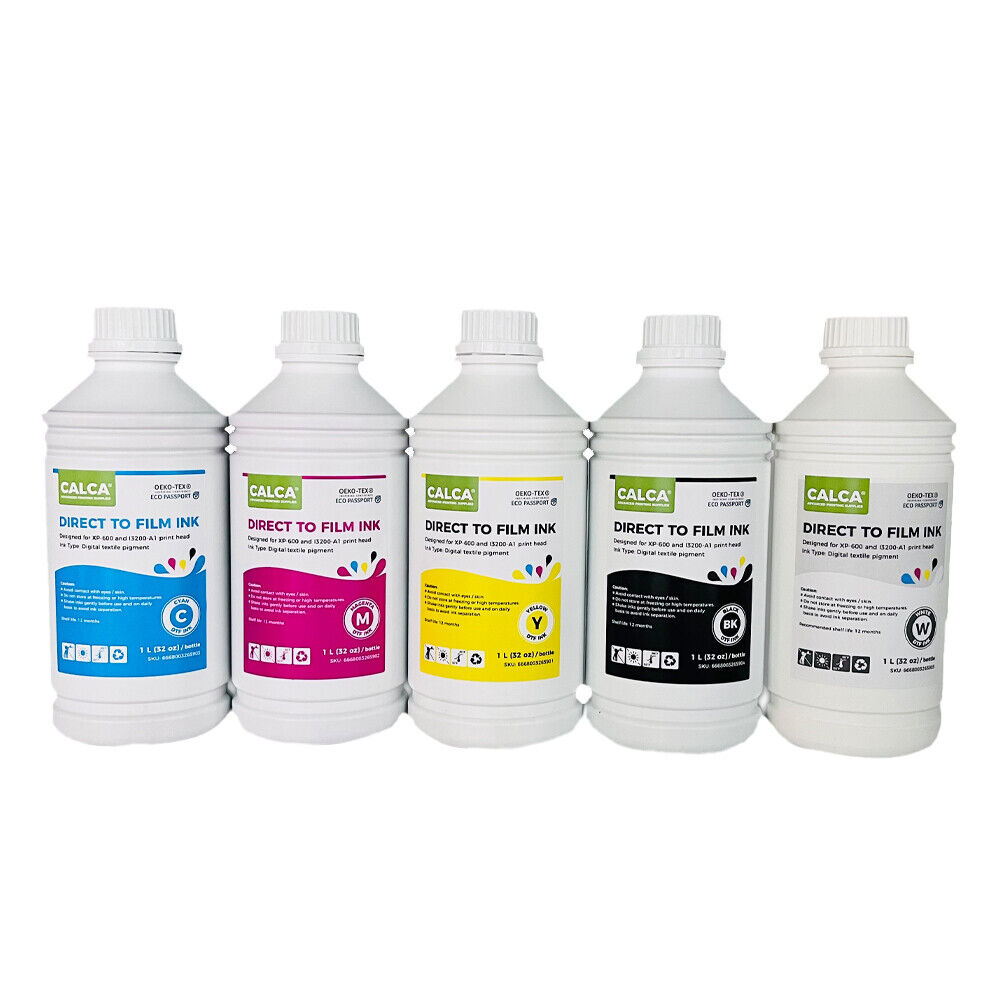 CALCA Direct to Transfer Film Ink DTF Inks for Epson Printheads 1L / Bottle