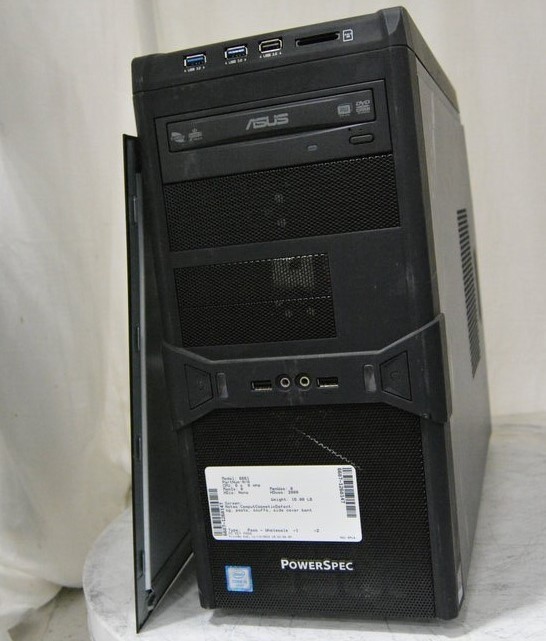 PowerSpec B661 Barebones TOWER PC with Asus Motherboard H110M-HDV SEE NOTES