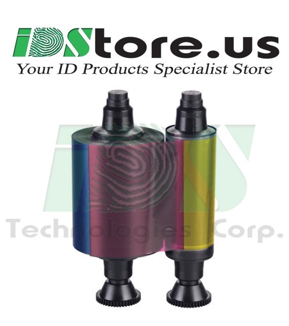 Evolis R3013 Half Panel Color Ribbon - YMCKO - 400 prints