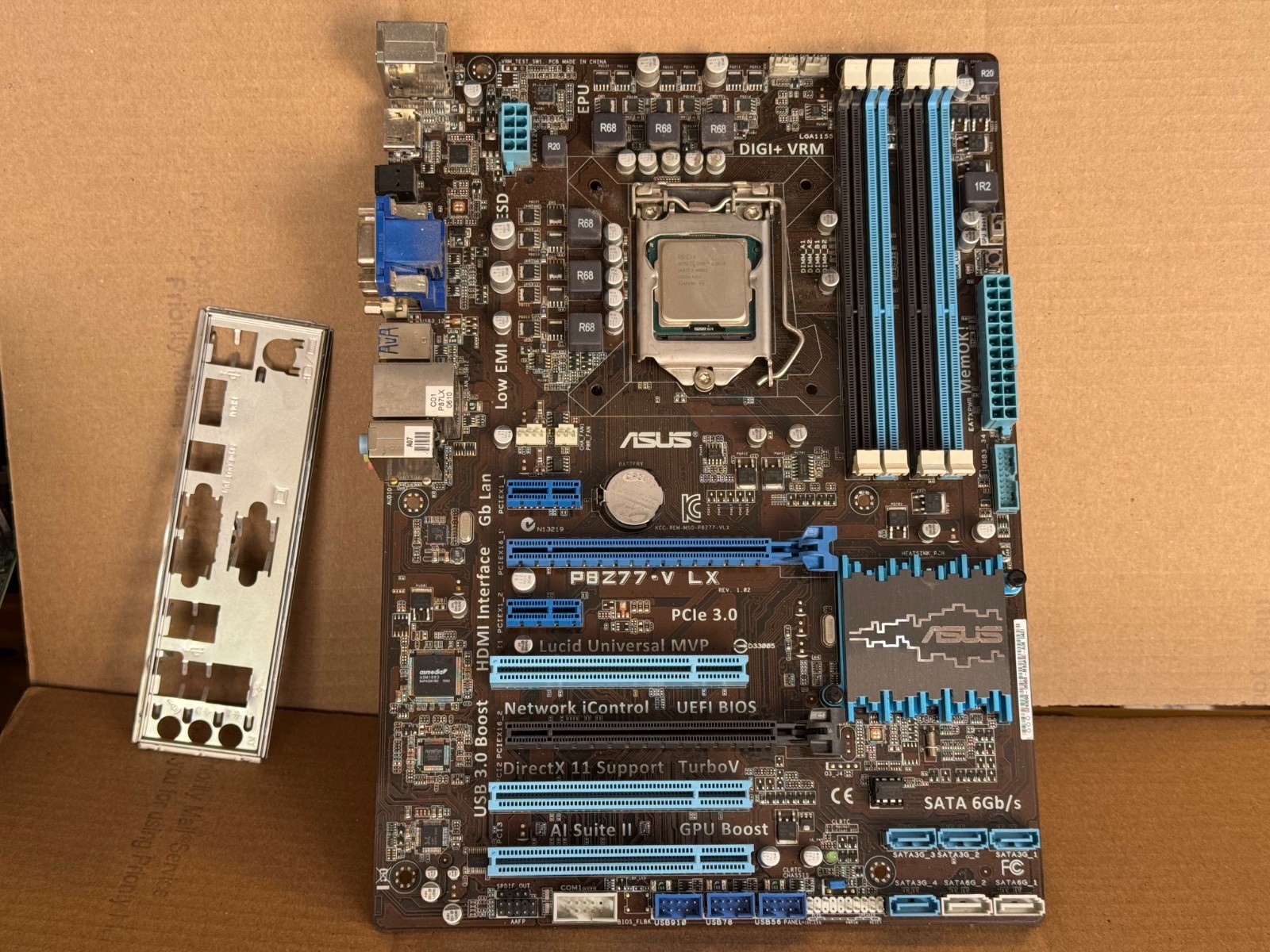 ASUS PBZ77-V LX ATX Desktop Motherboard w/ CPU i5-3570 | DDR3 LGA1155 | Tested