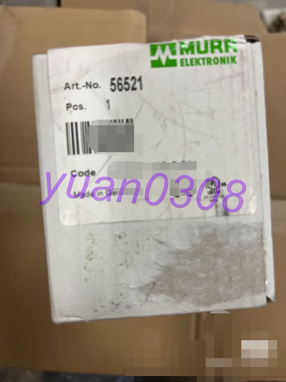 1PC NEW MURR 56521 Bus Module Via DHL or FedEX