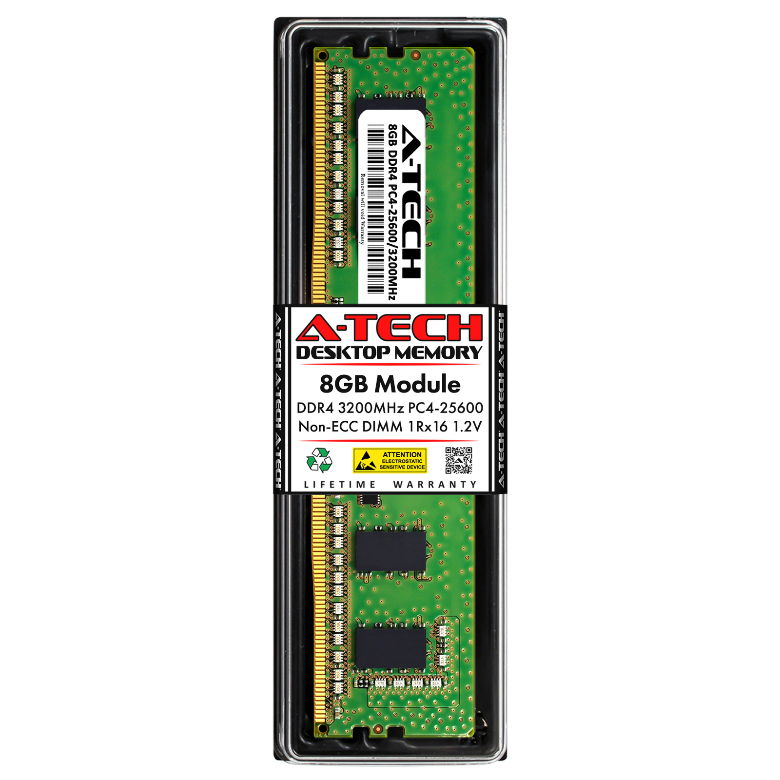 8GB DDR4 PC4-25600 DIMM (Replacement for Hynix HMAA1GU6CJR6N-XN) Memory RAM